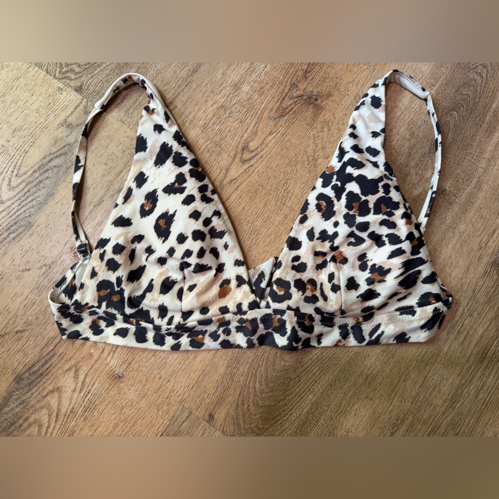 aerie cheetah swimsuit top